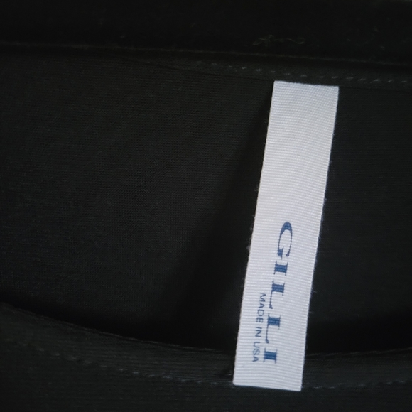 Midi length faux wrap black dress - Picture 3 of 4